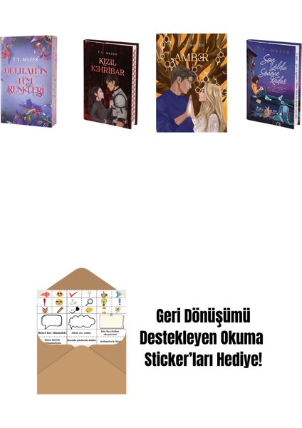 T. Y. Mazer 4 Kitap Set + Okuma Sticker'ları