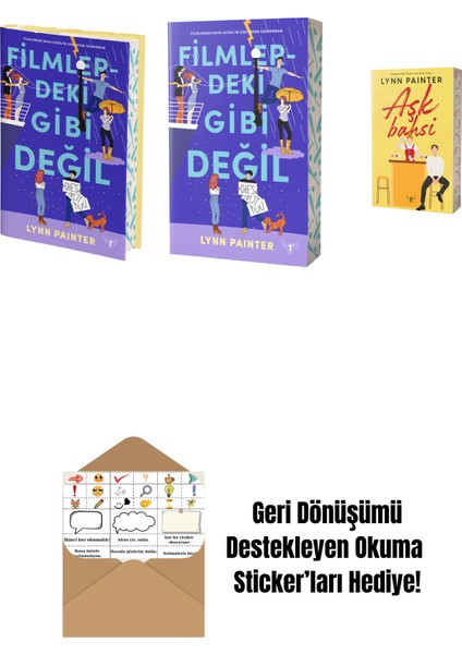 Lynn Painter 3 Kitap Set + Okuma Sticker'ları