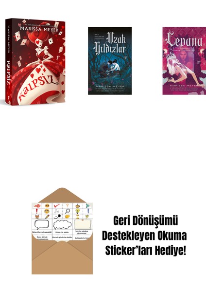 Marissa Meyer 3 Kitap Set + Okuma Sticker'ları