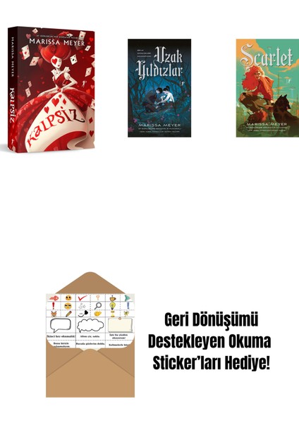 Marissa Meyer 3 Kitap Set + Okuma Sticker'ları