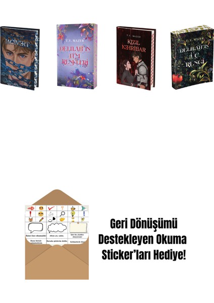 T. Y. Mazer 4 Kitap Set + Okuma Sticker'ları