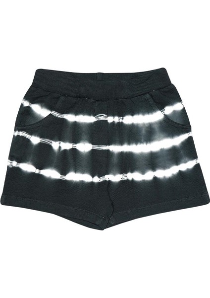 Antrasit Kız Çocuk Iki Iplik Deniz Köpüğü Cepli Şort