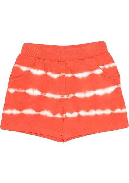Turuncu Kız Çocuk Iki Iplik Deniz Köpüğü Ceoli Şort