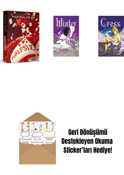 Marissa Meyer 3 Kitap Set + Okuma Sticker'ları