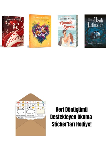 Marissa Meyer 4 Kitap Set + Okuma Sticker'ları