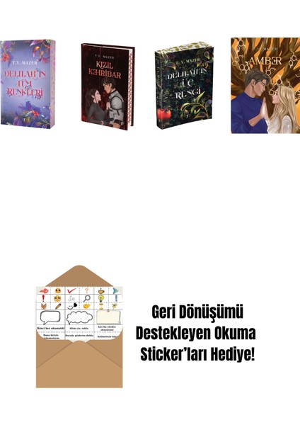 T. Y. Mazer 4 Kitap Set + Okuma Sticker'ları