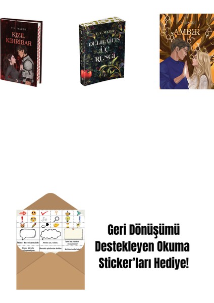 T. Y. Mazer 3 Kitap Set + Okuma Sticker'ları