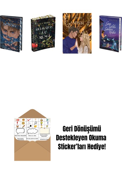 T. Y. Mazer 4 Kitap Set + Okuma Sticker'ları
