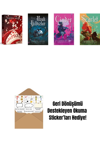 Marissa Meyer 4 Kitap Set + Okuma Sticker'ları