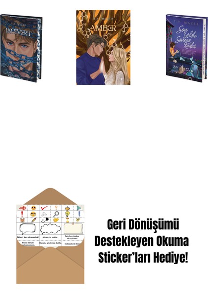 T. Y. Mazer 3 Kitap Set + Okuma Sticker'ları