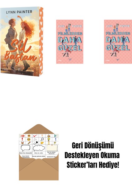 Lynn Painter 3 Kitap Set + Okuma Sticker'ları