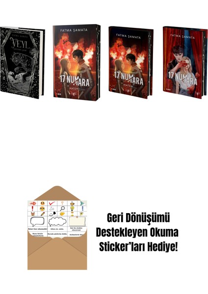 Fatma Şamata 4 Kitap Set + Okuma Sticker'ları