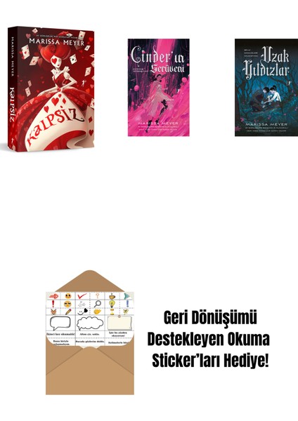 Marissa Meyer 3 Kitap Set + Okuma Sticker'ları