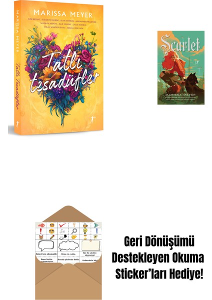 Tatlı Tesadüfler + Scarlet + Okuma Sticker'ları