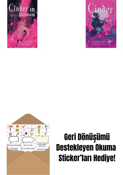 Cinder’ın Serüveni + Cinder + Okuma Sticker'ları