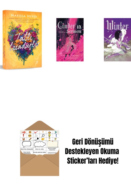 Marissa Meyer 3 Kitap Set + Okuma Sticker'ları