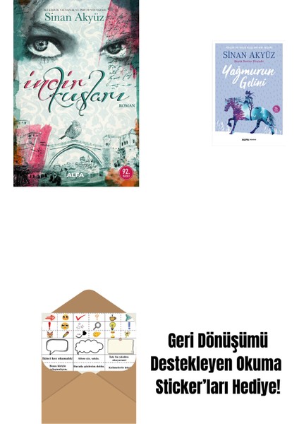 Incir Kuşları + Yağmurun Gelini + Okuma Sticker'ları