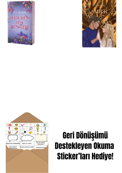 Delilah’ın Tüm Renkleri + Amber + Okuma Sticker'ları