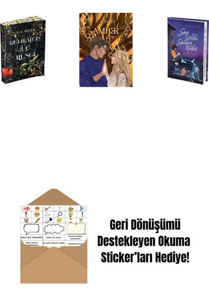 T. Y. Mazer 3 Kitap Set + Okuma Sticker'ları