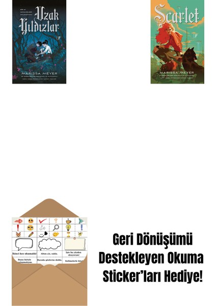 Uzak Yıldızlar + Scarlet + Okuma Sticker'ları