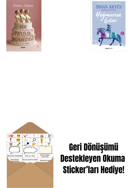 Bir Evlilik Komedisi + Yağmurun Gelini + Okuma Sticker'ları