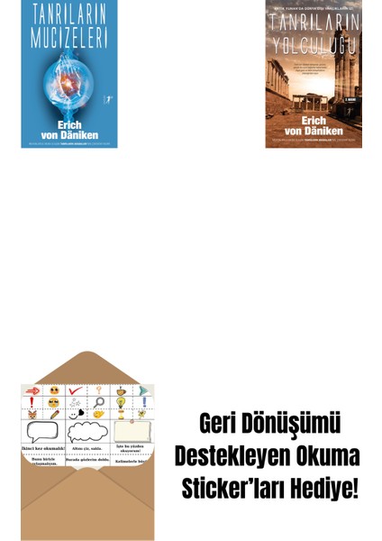 Tanrıların Mucizeleri + Tanrıların Yolculuğu + Okuma Sticker'ları