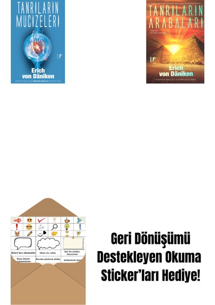 Tanrıların Mucizeleri + Tanrıların Arabaları + Okuma Sticker'ları