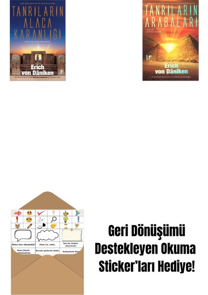 Tanrıların Alacakaranlığı + Tanrıların Arabaları + Okuma Sticker'ları