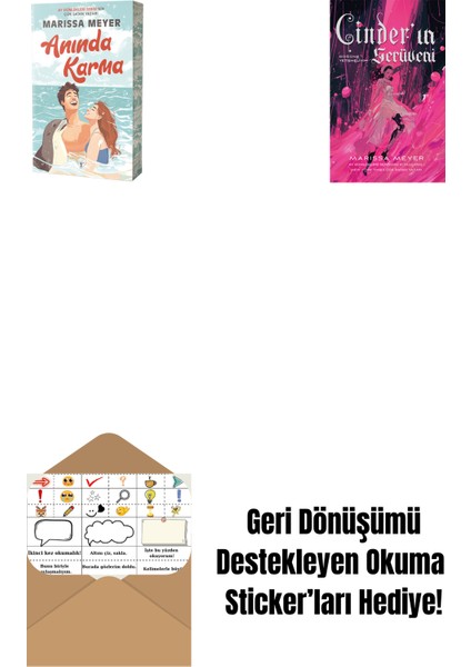 Anında Karma + Cinder’ın Serüveni + Okuma Sticker'ları