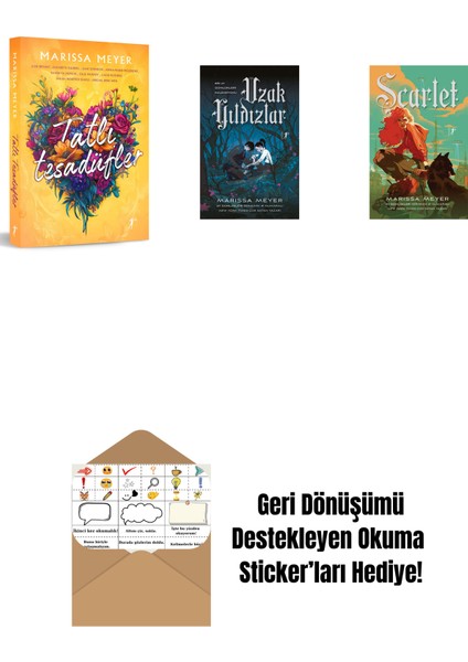 Marissa Meyer 3 Kitap Set + Okuma Sticker'ları
