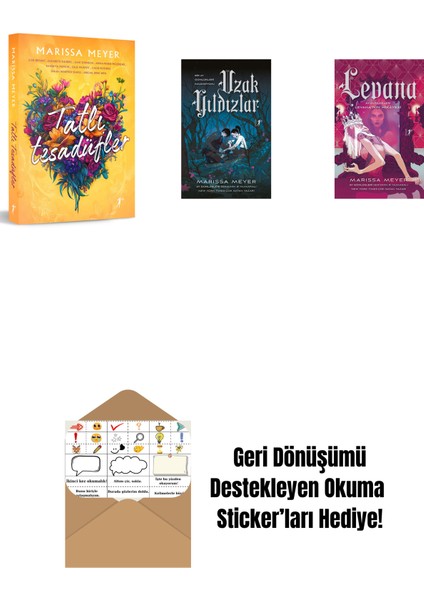 Marissa Meyer 3 Kitap Set + Okuma Sticker'ları