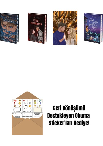 T. Y. Mazer 4 Kitap Set + Okuma Sticker'ları
