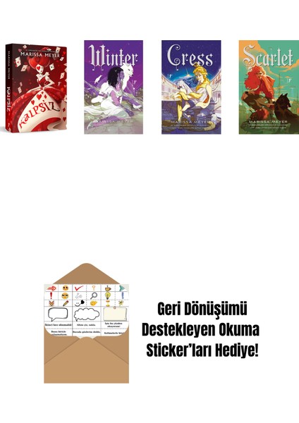 Marissa Meyer 4 Kitap Set + Okuma Sticker'ları
