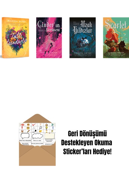 Marissa Meyer 4 Kitap Set + Okuma Sticker'ları