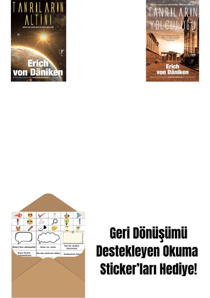 Tanrıların Altını + Tanrıların Yolculuğu + Okuma Sticker'ları
