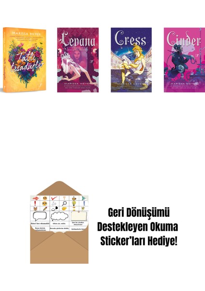 Marissa Meyer 4 Kitap Set + Okuma Sticker'ları