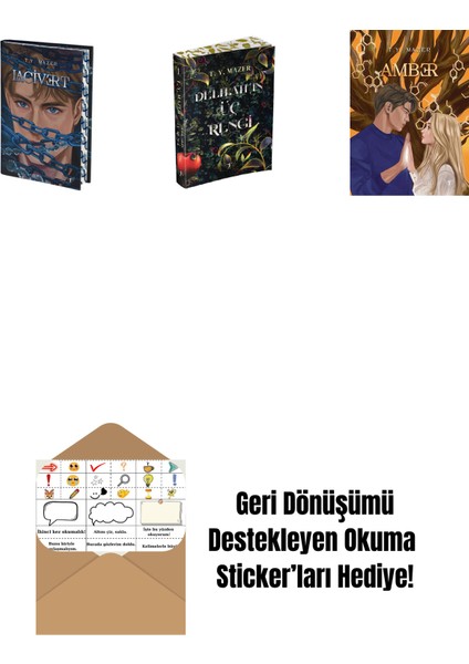 T. Y. Mazer 3 Kitap Set + Okuma Sticker'ları