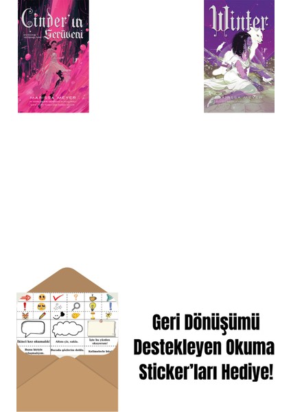 Cinder’ın Serüveni + Winter + Okuma Sticker'ları