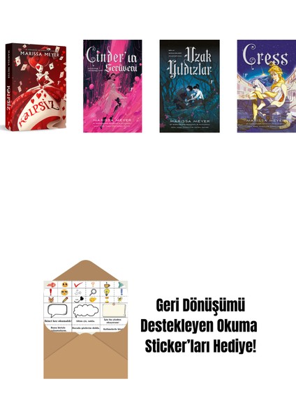 Marissa Meyer 4 Kitap Set + Okuma Sticker'ları