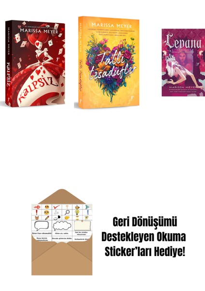 Marissa Meyer 3 Kitap Set + Okuma Sticker'ları