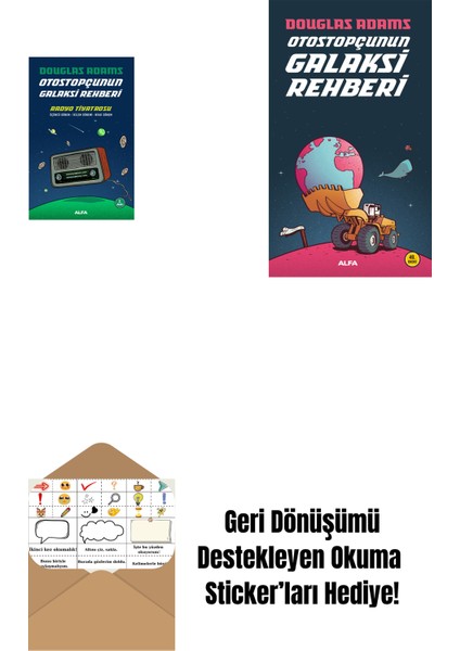 Otostopçunun Galaksi Rehberi - Radyo Tiyatrosu + Otostopçunun Galaksi Rehberi + Okuma Sticker'ları