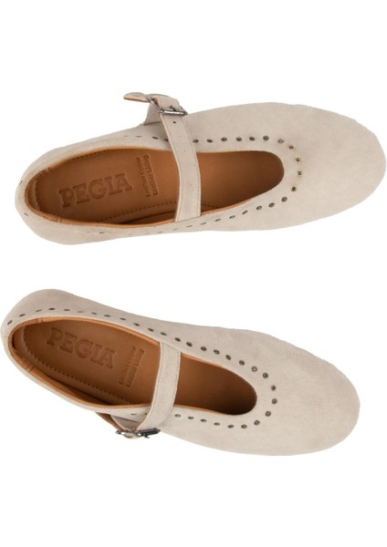 Hakiki Süet Kadın Bantlı Babet 700951 modelleri