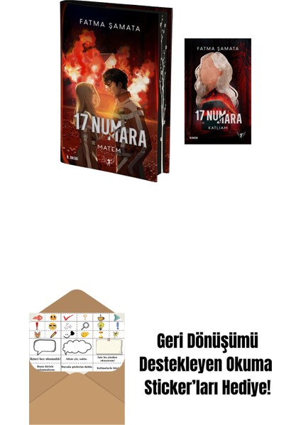 17 Numara - Matem (Ciltli) + 17 Numara - Katliam + Okuma Sticker'ları