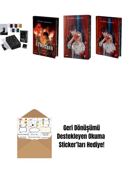 Fatma Şamata 4 Kitap Set + Okuma Sticker'ları