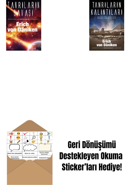 Tanrıların Savaşı + Tanrıların Kalıntıları + Okuma Sticker'ları