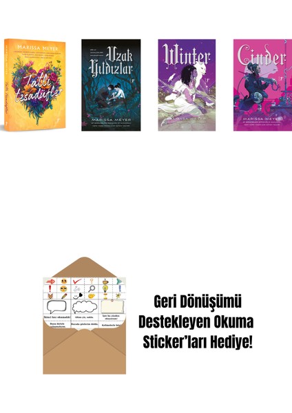 Marissa Meyer 4 Kitap Set + Okuma Sticker'ları