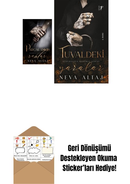 Parçalanmış Ruhlar + Tuvaldeki Yaralar + Okuma Sticker'ları