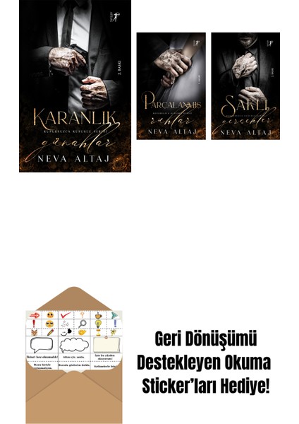 Neva Altaj 3 Kitap Set + Okuma Sticker'ları