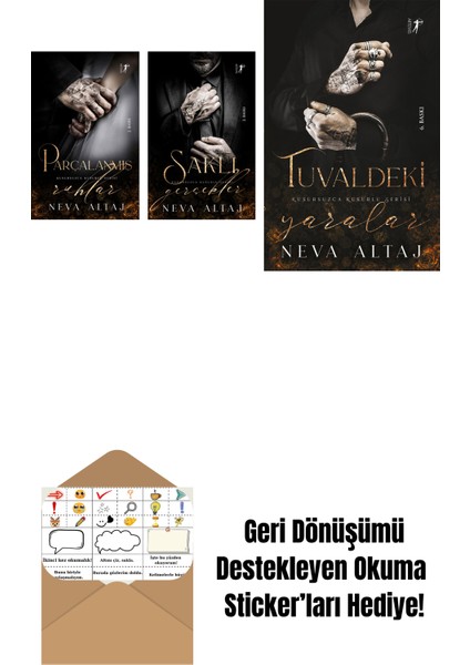 Neva Altaj 3 Kitap Set + Okuma Sticker'ları