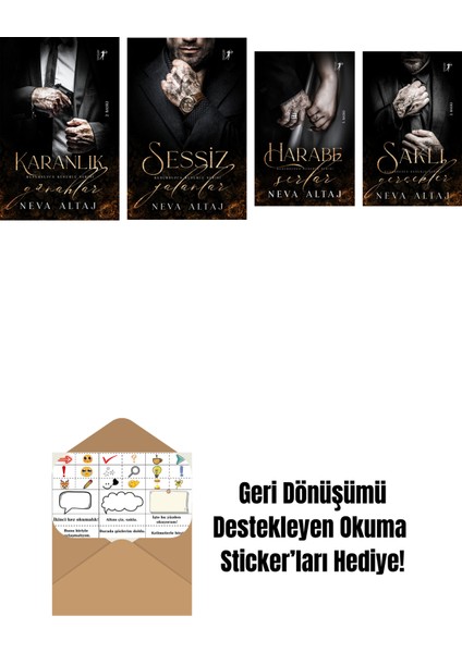 Neva Altaj 4 Kitap Set + Okuma Sticker'ları